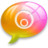 alert16 Pink Orange Icon